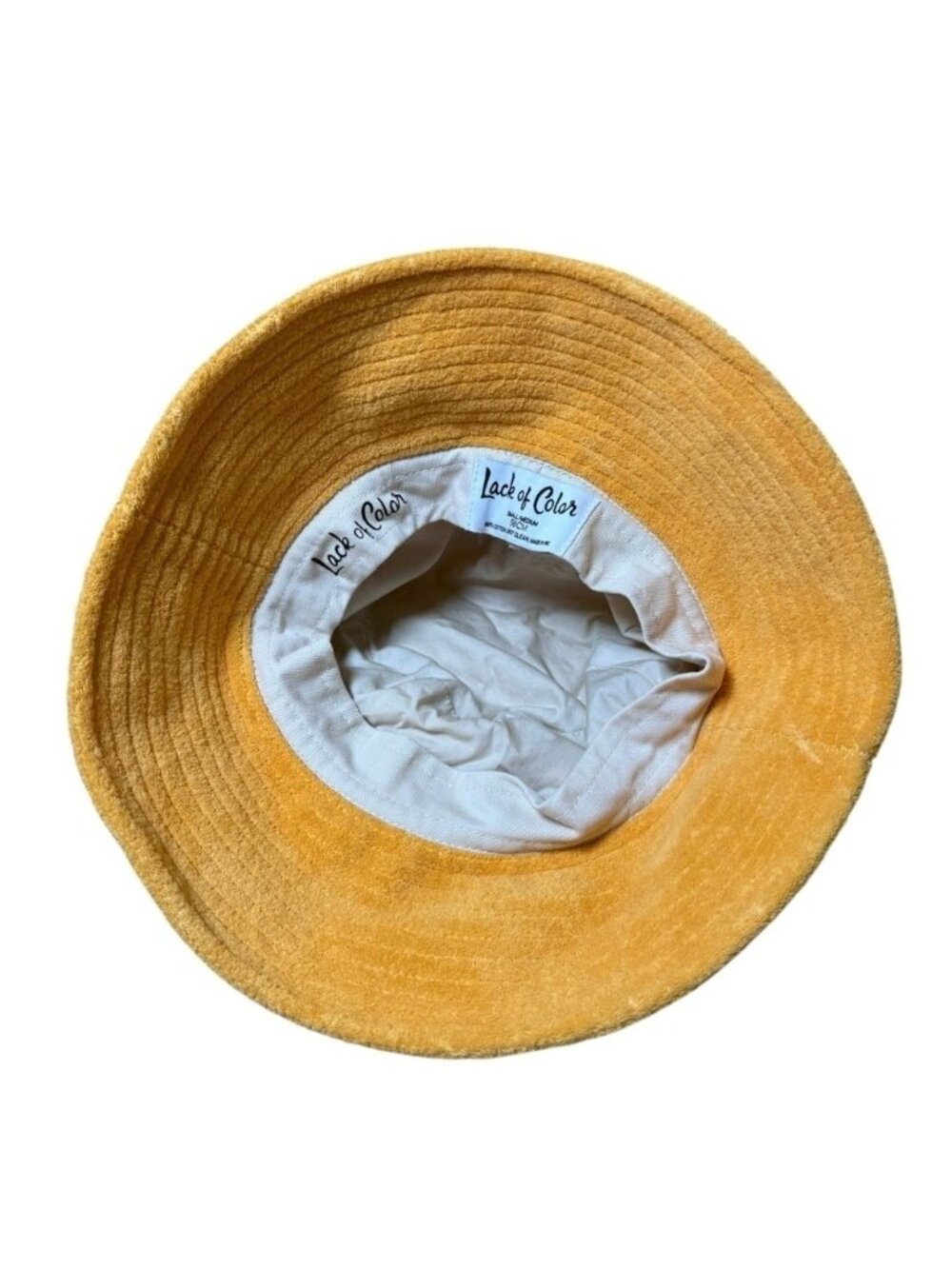 Lack of Color Wave Bucket Hat Size Small Medium 56 CM Tangerine Terry Orange - Picture 5 of 8